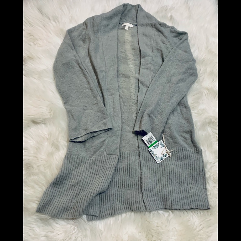 Gray cardigan